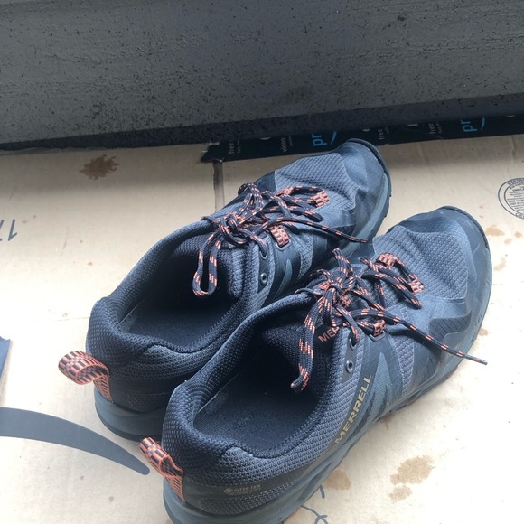 Merrell J034231  Train Flex2 Men’s Black Gray Orange Sneakers Size 11 - Picture 6 of 13